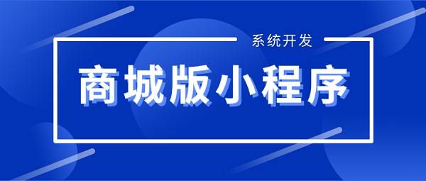 商城小程序開發定制